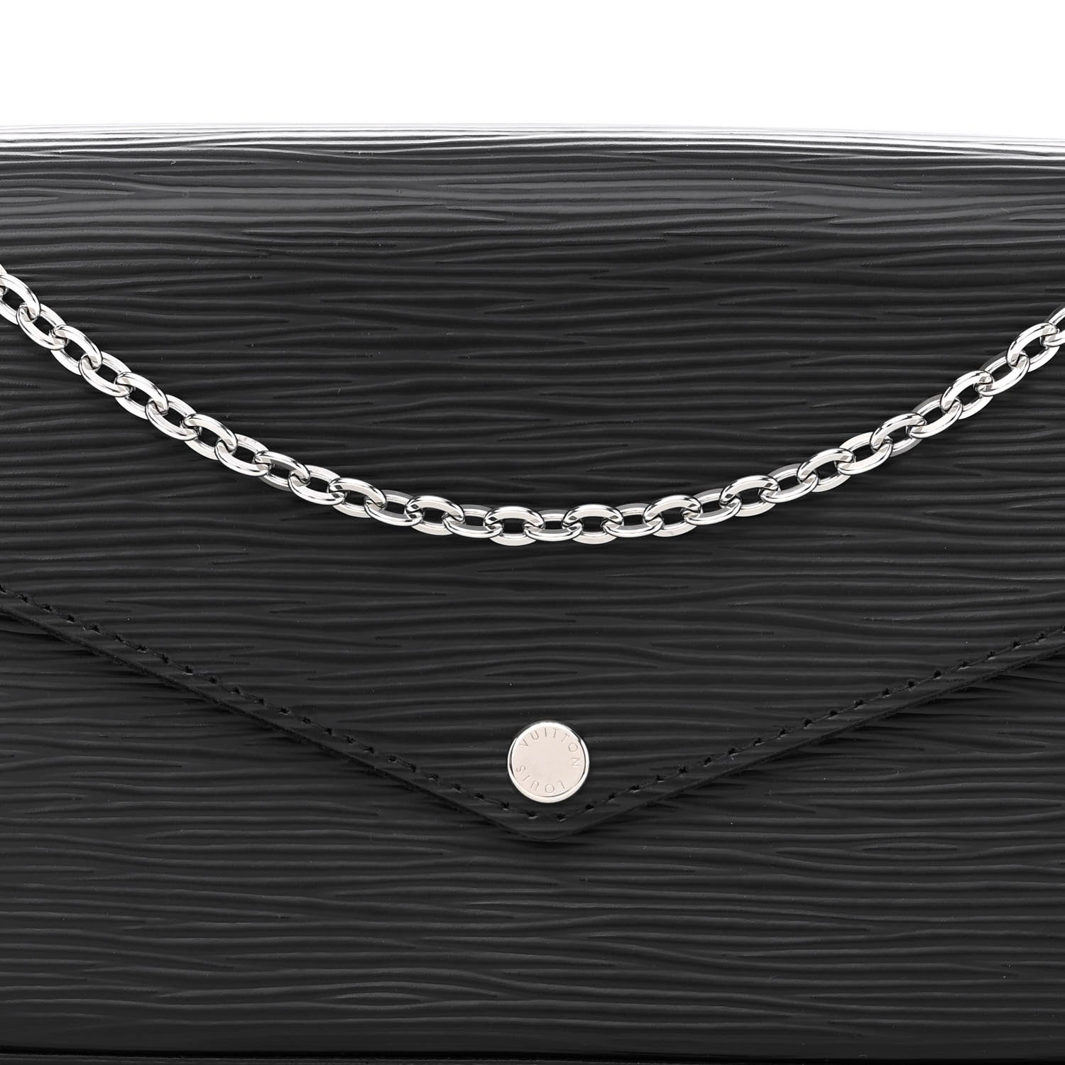 Louis Vuitton Epi Pochette Felicie Black 8 of 10