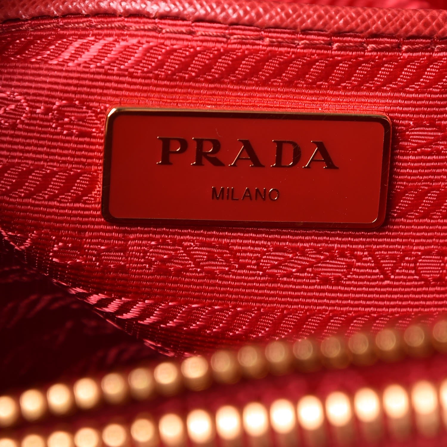 Prada Saffiano Lux Parabole Tote Fuoco 6 of 8