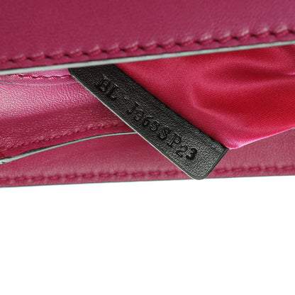 Valentino Garavani Shiny Nappa L'Amour Rockstud Shoulder Bag Fuxia 7 of 8