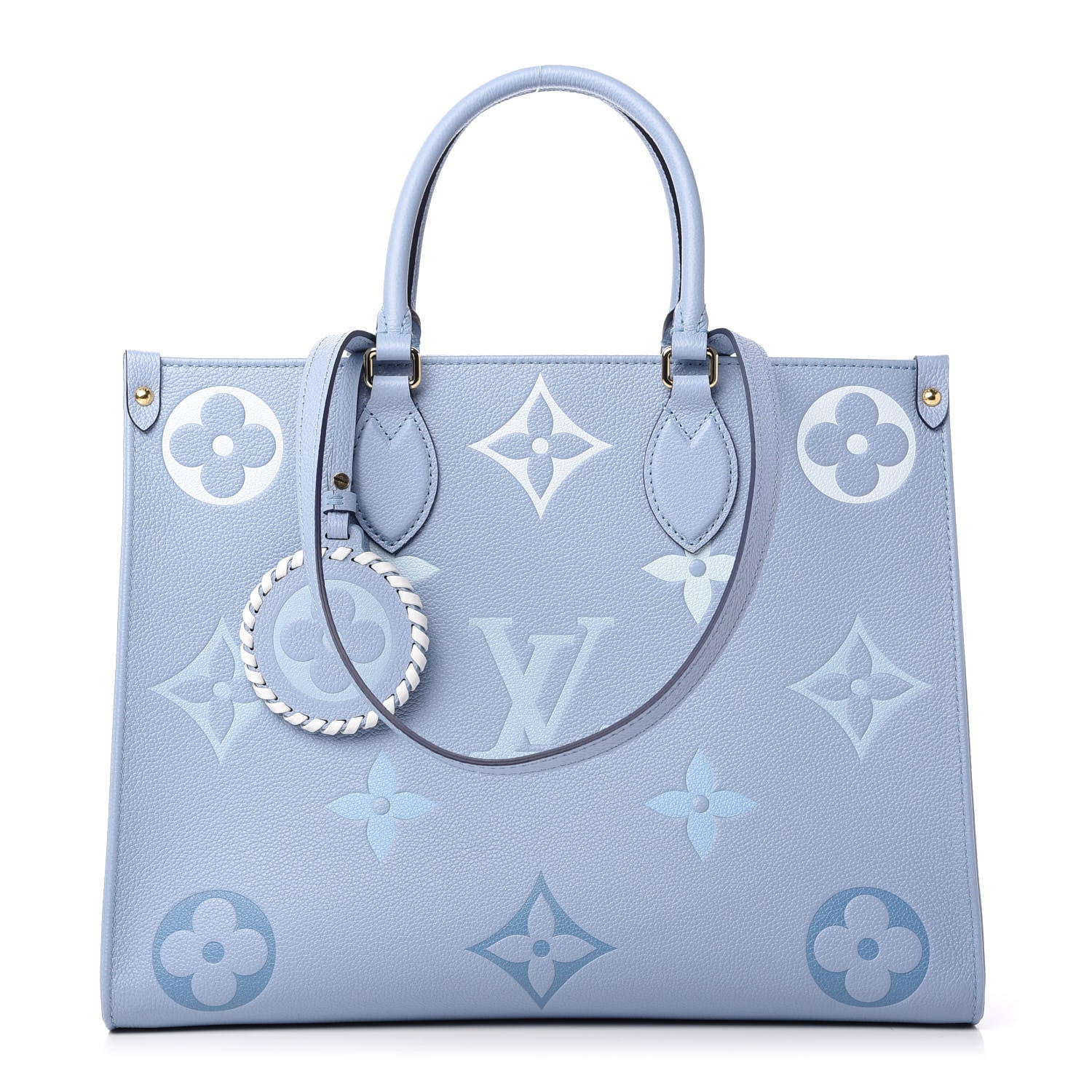 Louis Vuitton Empreinte Monogram Giant By The Pool Onthego MM Summer Blue 1 of 9