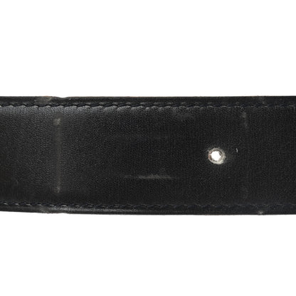 Hermes Box Chamonix 32mm H Belt 75 Black Gold 8 of 9