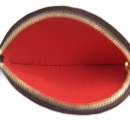 Louis Vuitton Monogram 2016 Christmas Animation Round Coin Purse Rouge 5 of 8