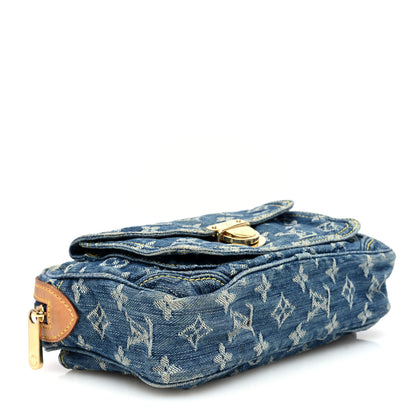 Louis Vuitton Monogram Denim Bum Bag Blue 4 of 9