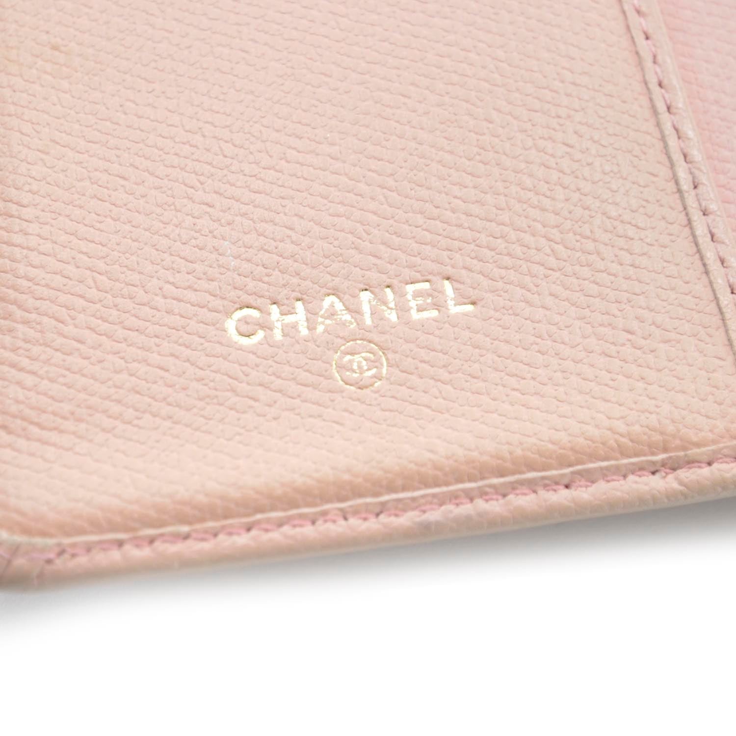 Chanel Leather Long Wallet Pink 7 of 8