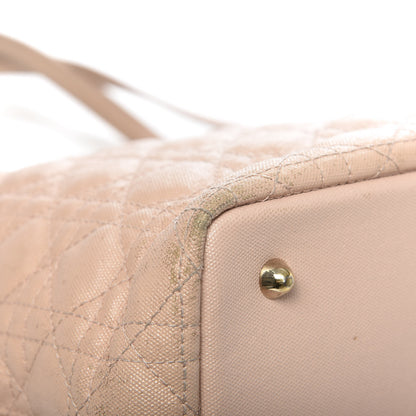 Christian Dior Coated Canvas Cannage Small Panarea Tote Beige 19 of 29