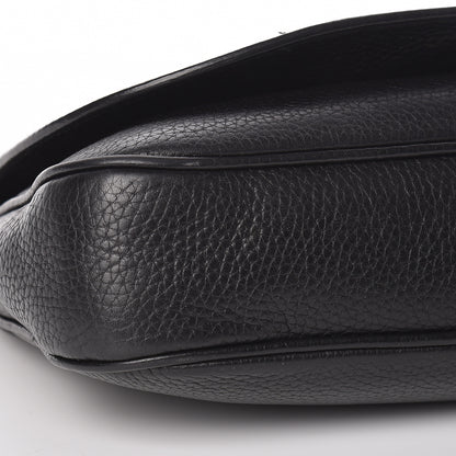 Gucci Pebbled Calfskin Medium Soho Flap Crossbody Black 8 of 10