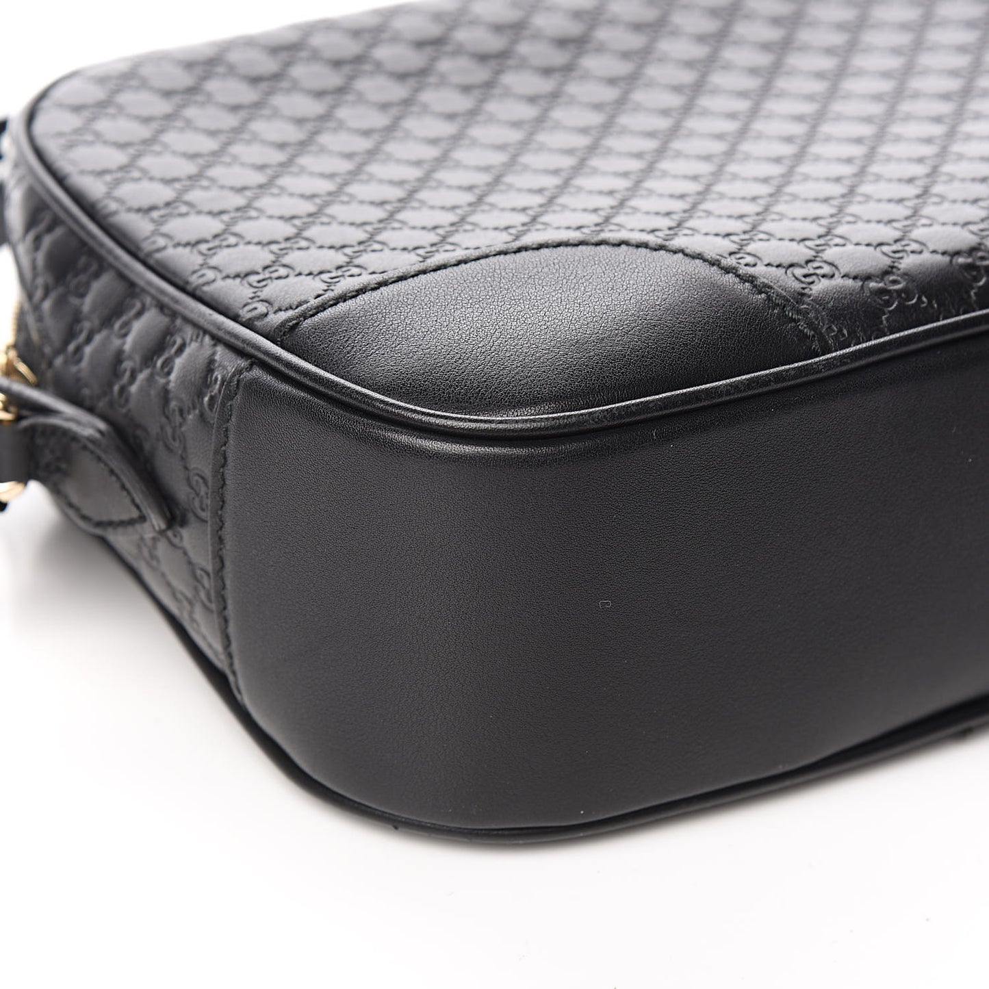 Microguccissima Mini Bree Messenger Bag Black