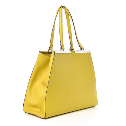 Fendi Vitello Elite Large 3Jours Tote Cedro 3 of 19