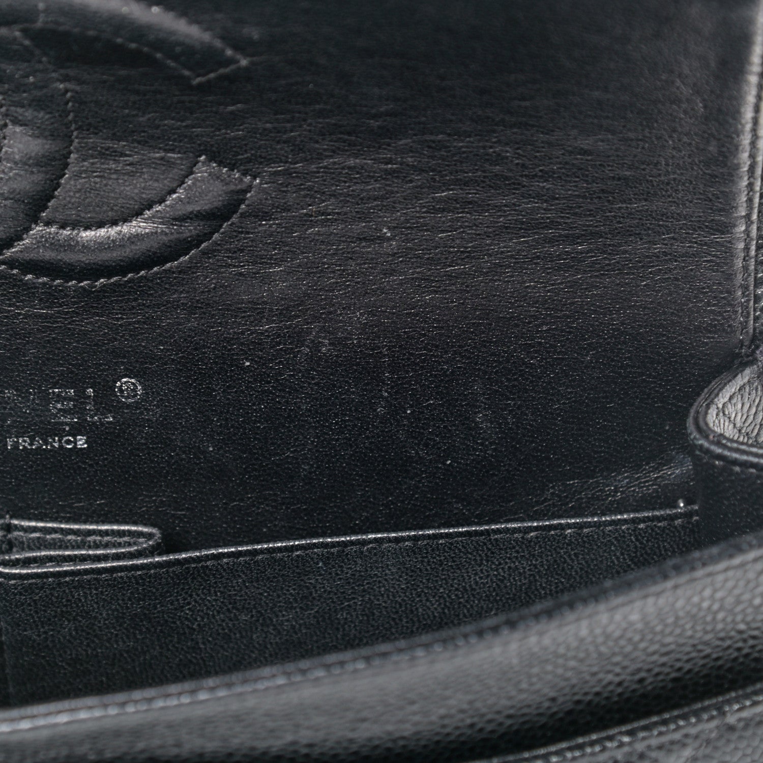 Chanel Caviar Quilted Medium Double Flap Black 11 of 14