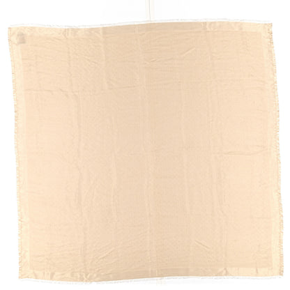 Louis Vuitton Silk Lurex Wool Monogram Shine Shawl Greige 1 of 4