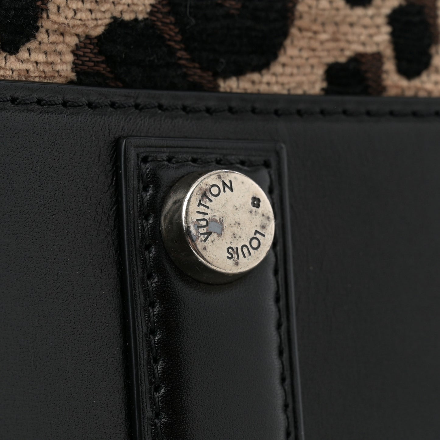 Jacquard Velvet Leopard Print Stephen Sprouse Speedy