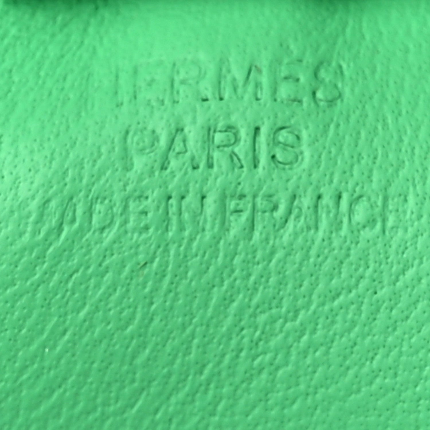 Hermes Milo Lambskin Grigri Rodeo Horse Bag Charm PM Vert Comics 4 of 5