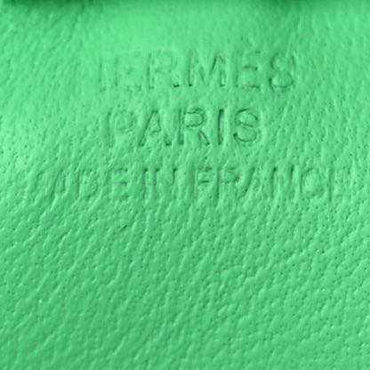 Hermes Milo Lambskin Grigri Rodeo Horse Bag Charm PM Vert Comics 4 of 5