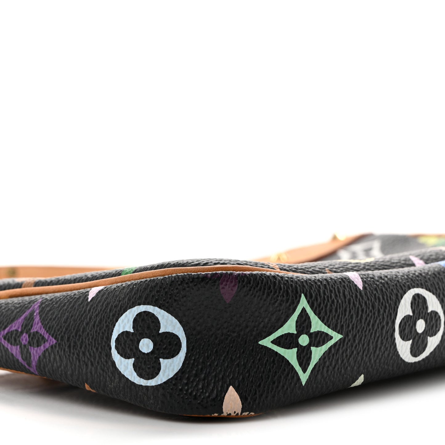 Monogram Multicolor Pochette Accessories Black