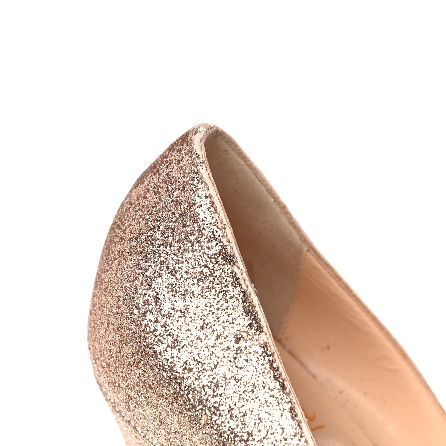 Christian Louboutin Glitter Vendome 120 Pumps 37 Gold 23 of 24