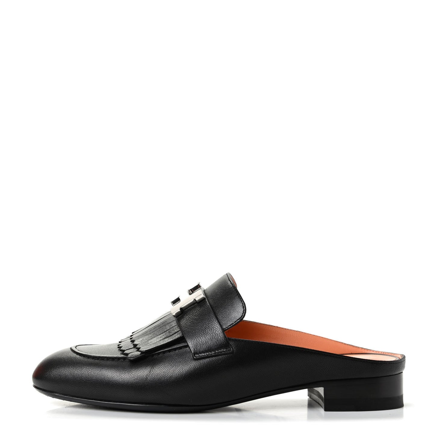 Goatskin Rivoli Mules 36 Black
