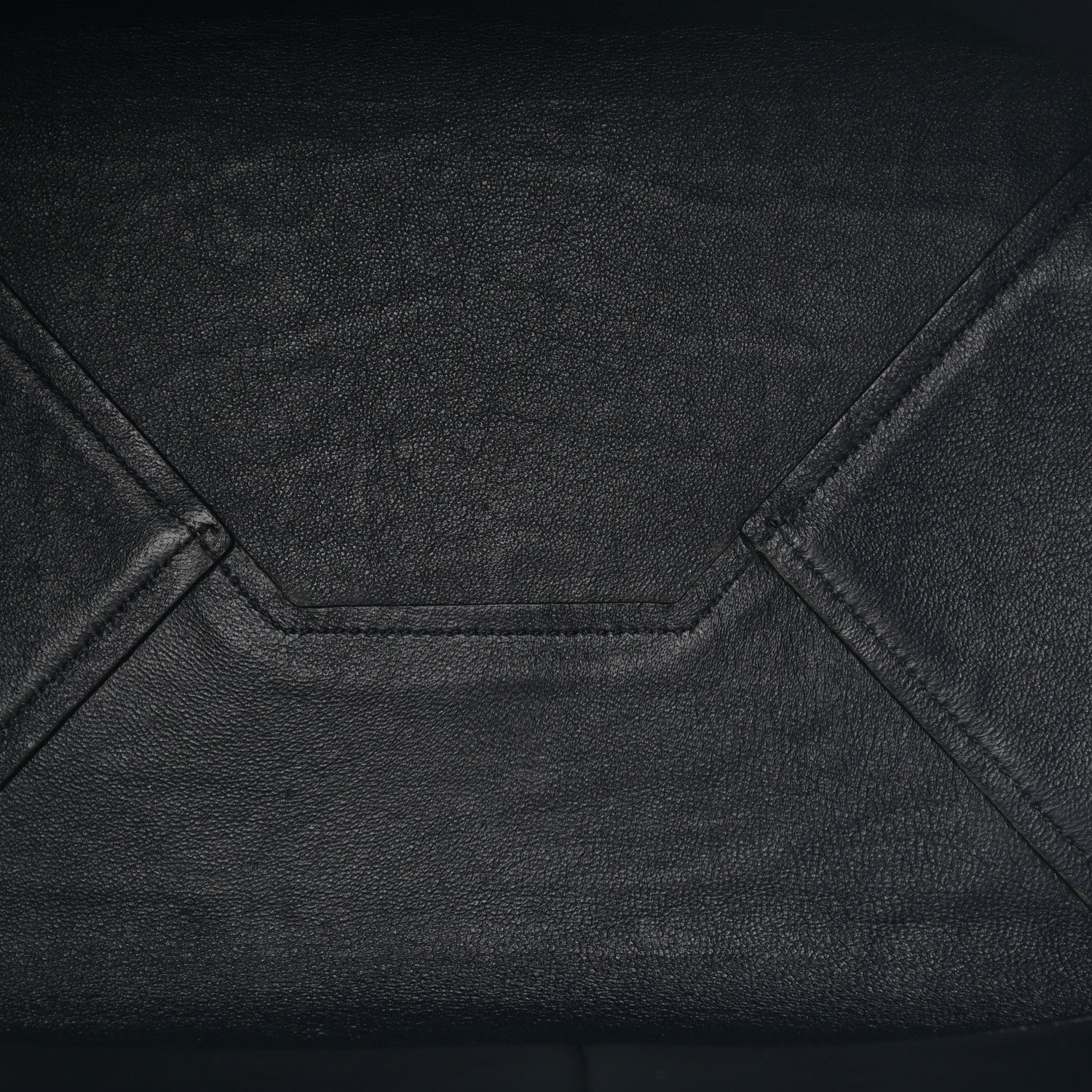 Celine Smooth Calfskin Nubuck Crocodile Embossed Small Belt Cabas Phantom Navy 5 of 14