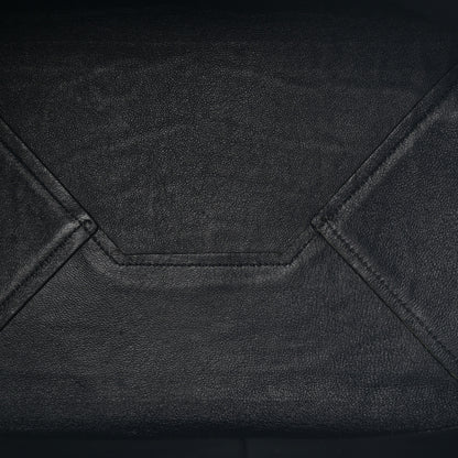 Celine Smooth Calfskin Nubuck Crocodile Embossed Small Belt Cabas Phantom Navy 5 of 14