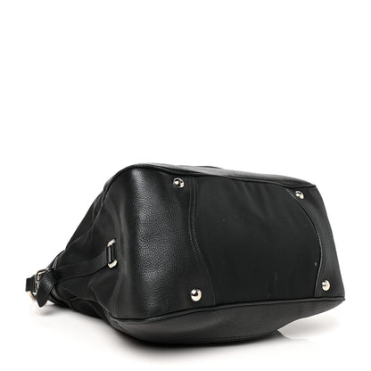 Prada Nylon Vela Bucket Bag Black 3 of 12