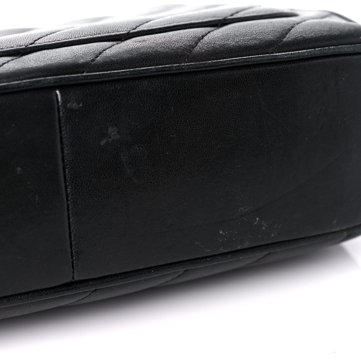 Lambskin Quilted Jumbo Coco Vintage Flap Black