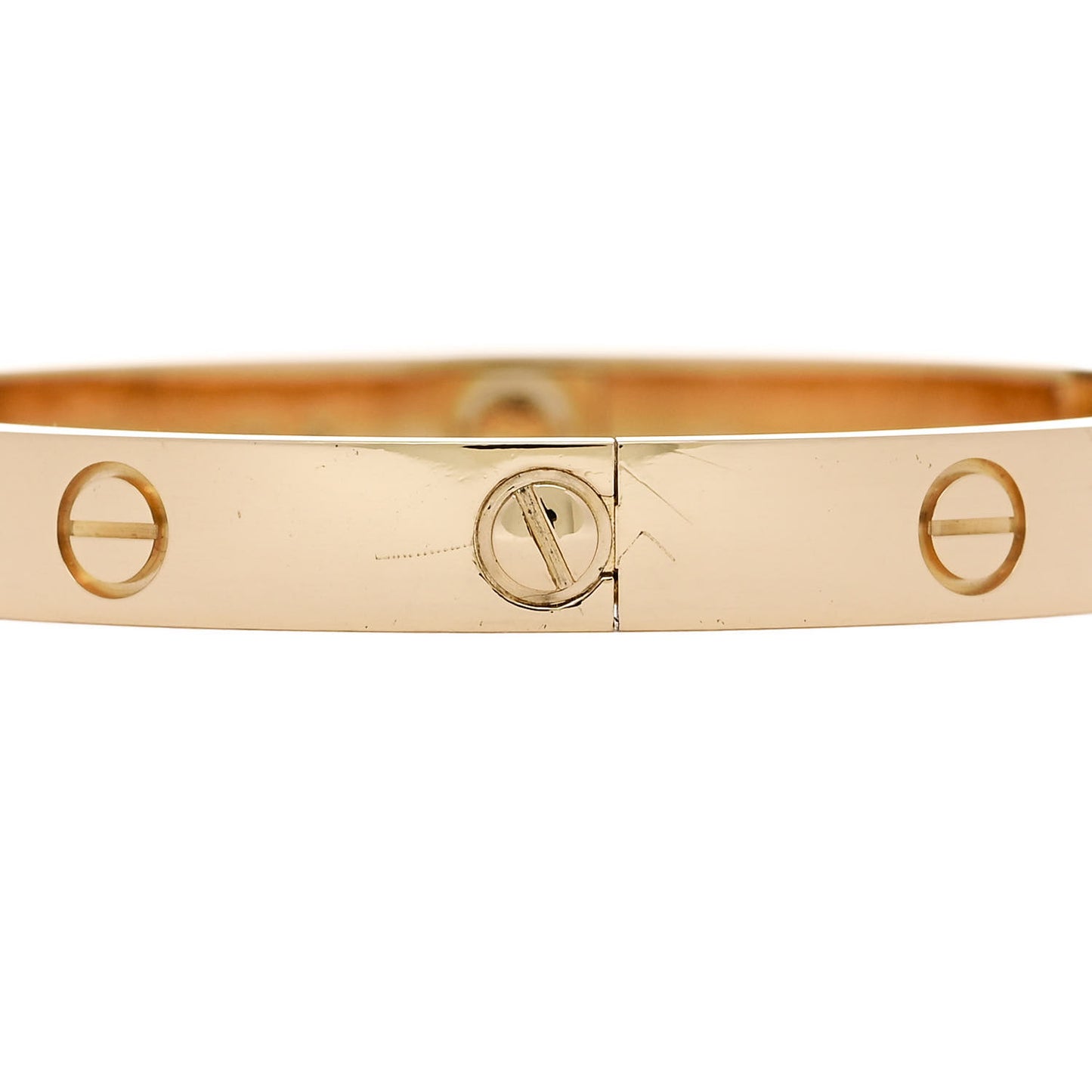 18K Yellow Gold LOVE Bracelet 17