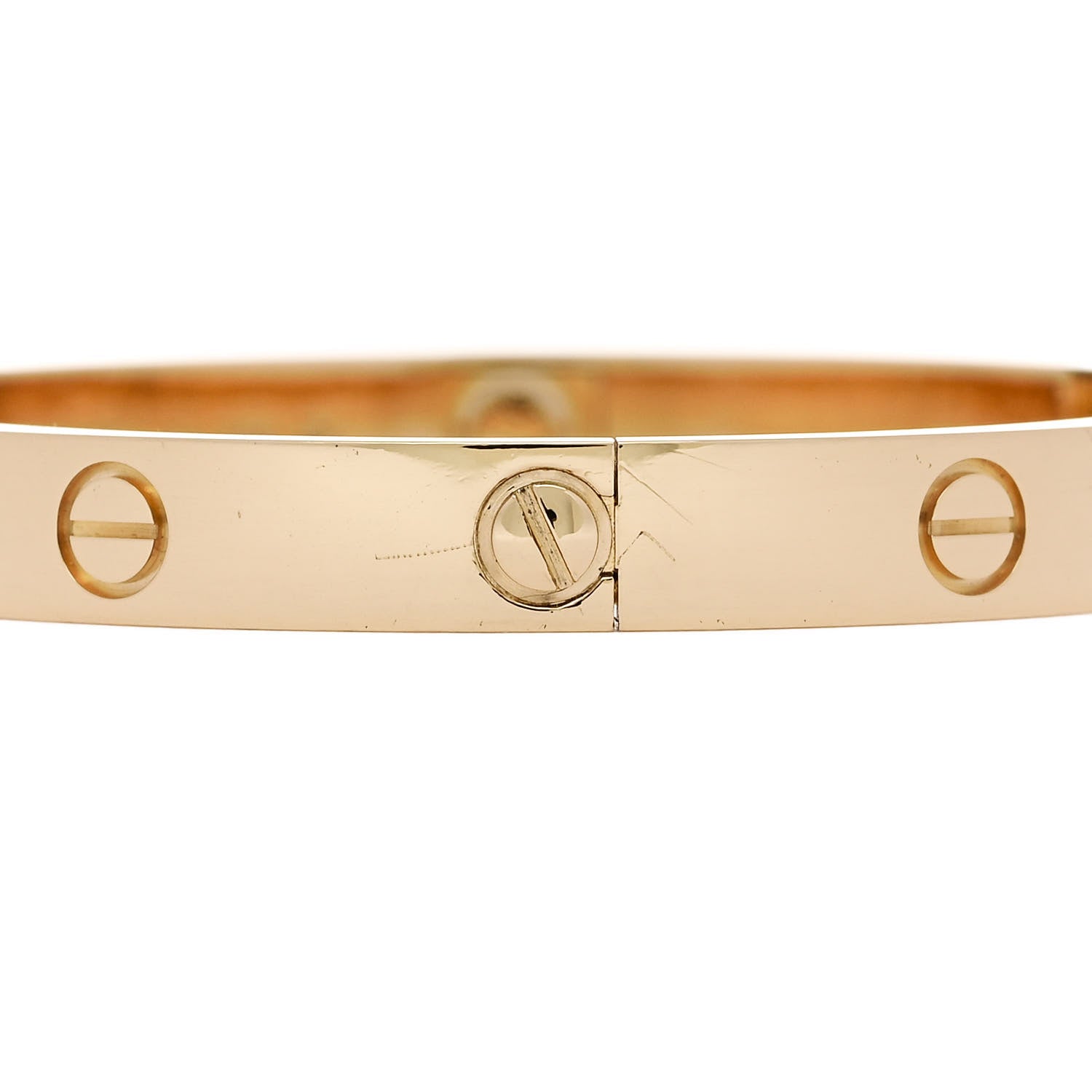 Cartier 18K Yellow Gold LOVE Bracelet 17 4 of 9