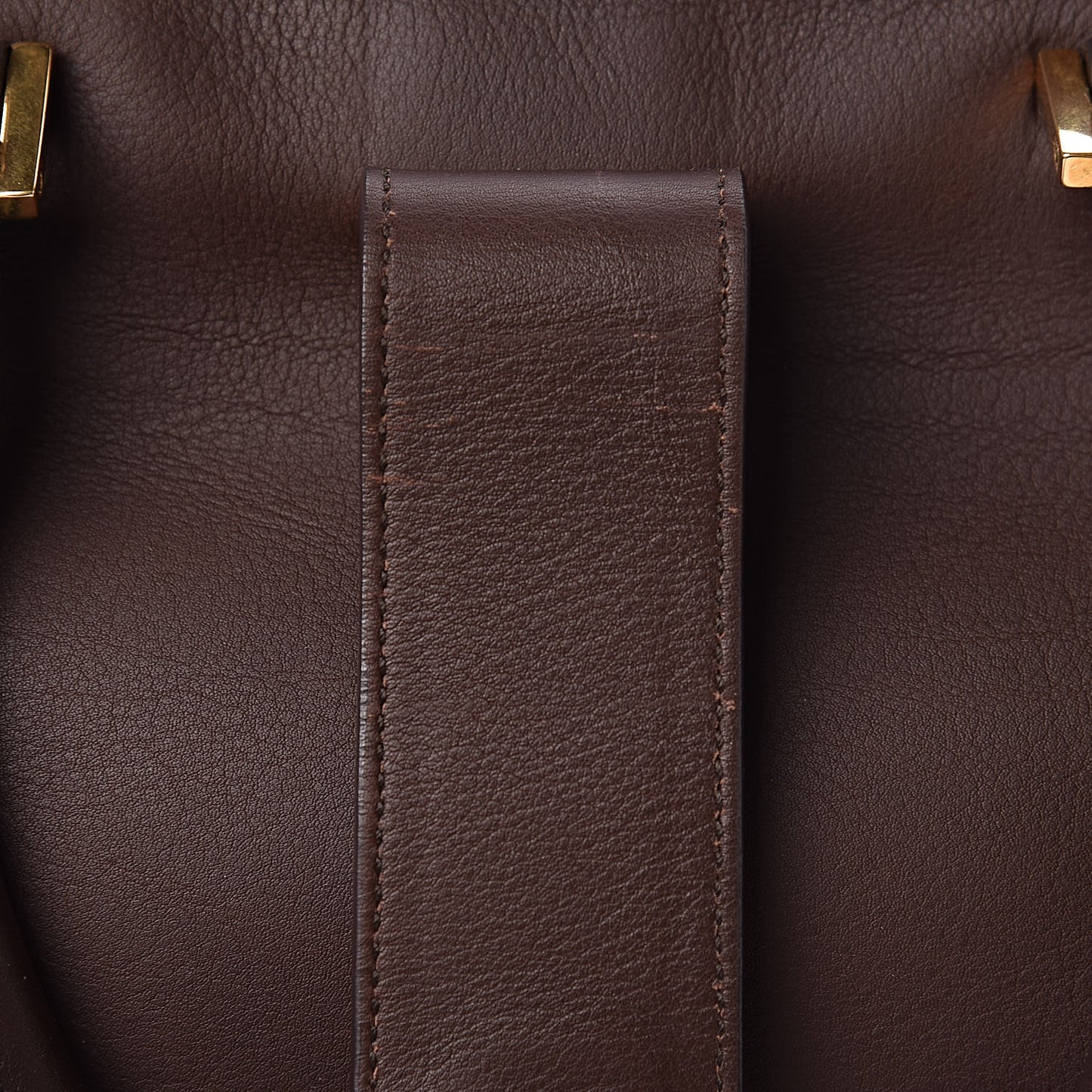 Calfskin Medium Classic Y Cabas Brown