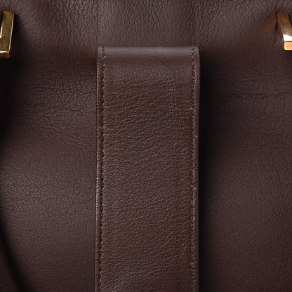 Saint Laurent Calfskin Medium Classic Y Cabas Brown 12 of 19