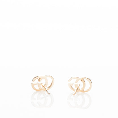 Gucci 18K Yellow Gold GG Tissue Stud Earrings 3 of 5