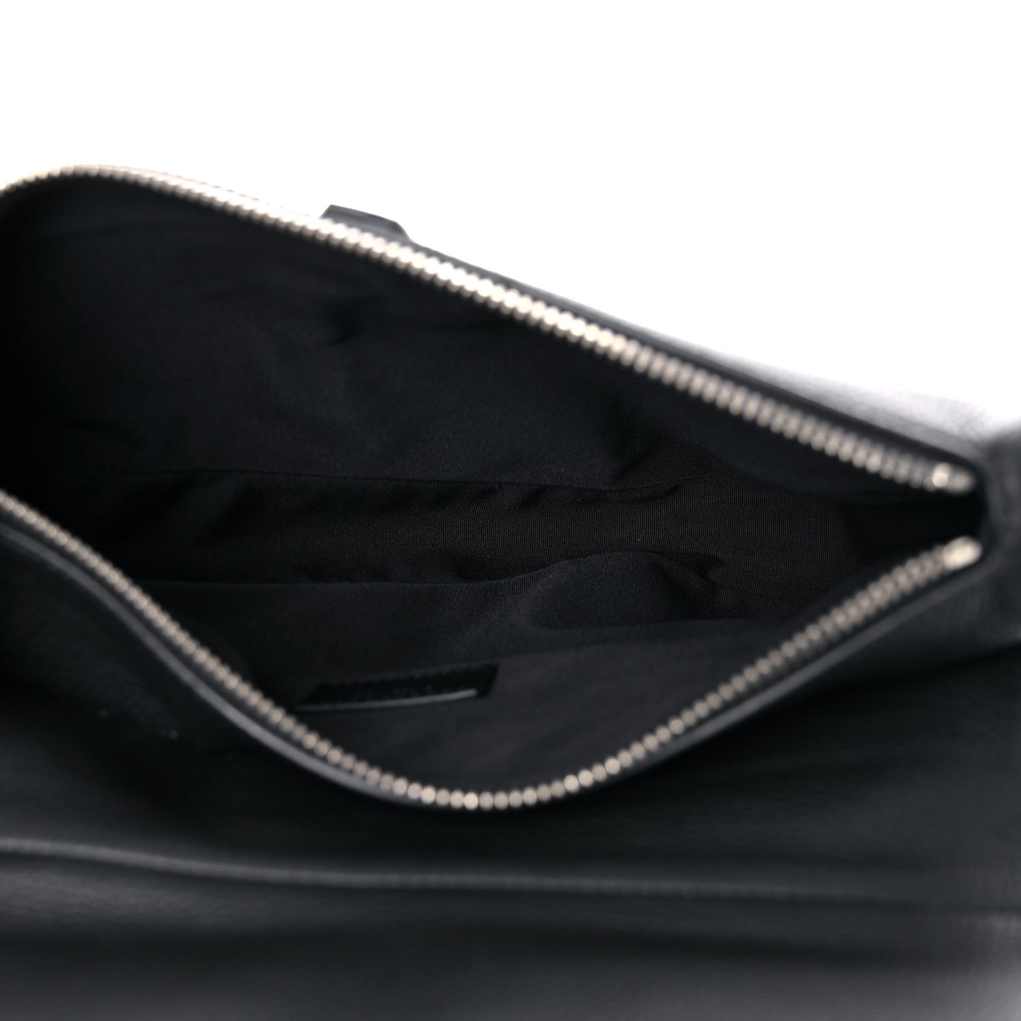 Grained Calfskin Kim Jones Saddle Bag Black