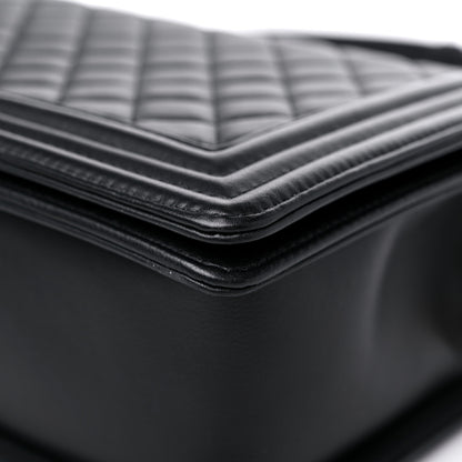 Chanel Calfskin Quilted New Medium Boy Flap Black 8 of 12
