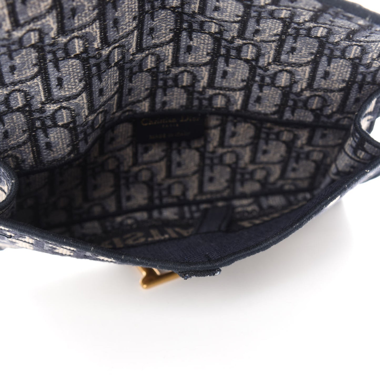 Oblique Slim Saddle Pouch Blue