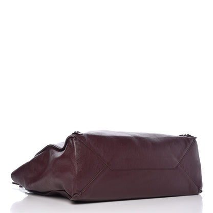 Balenciaga Veau Papier A4 Tote Rouge Aubergine 4 of 9