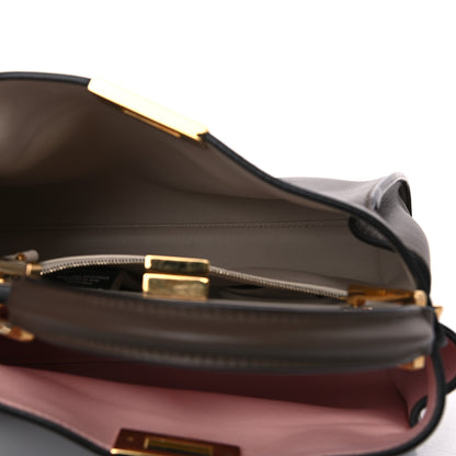 Fendi Vitello Tahiti Burro Bi-Color Medium Peekaboo Iconic Essentially Satchel Maya Camelia Confetto 4 of 5