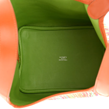 Hermes Box Vibrato Picotin 18 PM Potiron Vert Anis 5 of 14