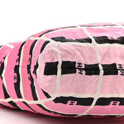 Chanel Caviar Fabric Quilted Foldable Tote With Chain Pink Multicolor 16 of 20