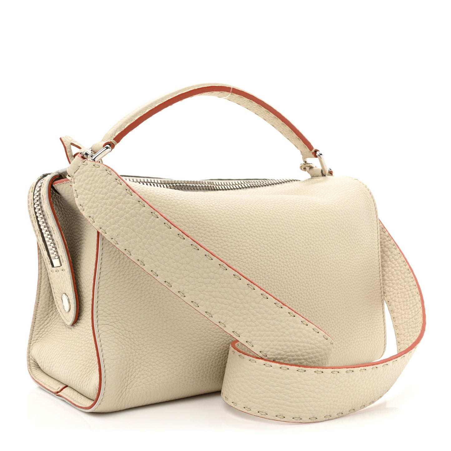 Cuoio Romano Selleria Lei Boston Tote Latte