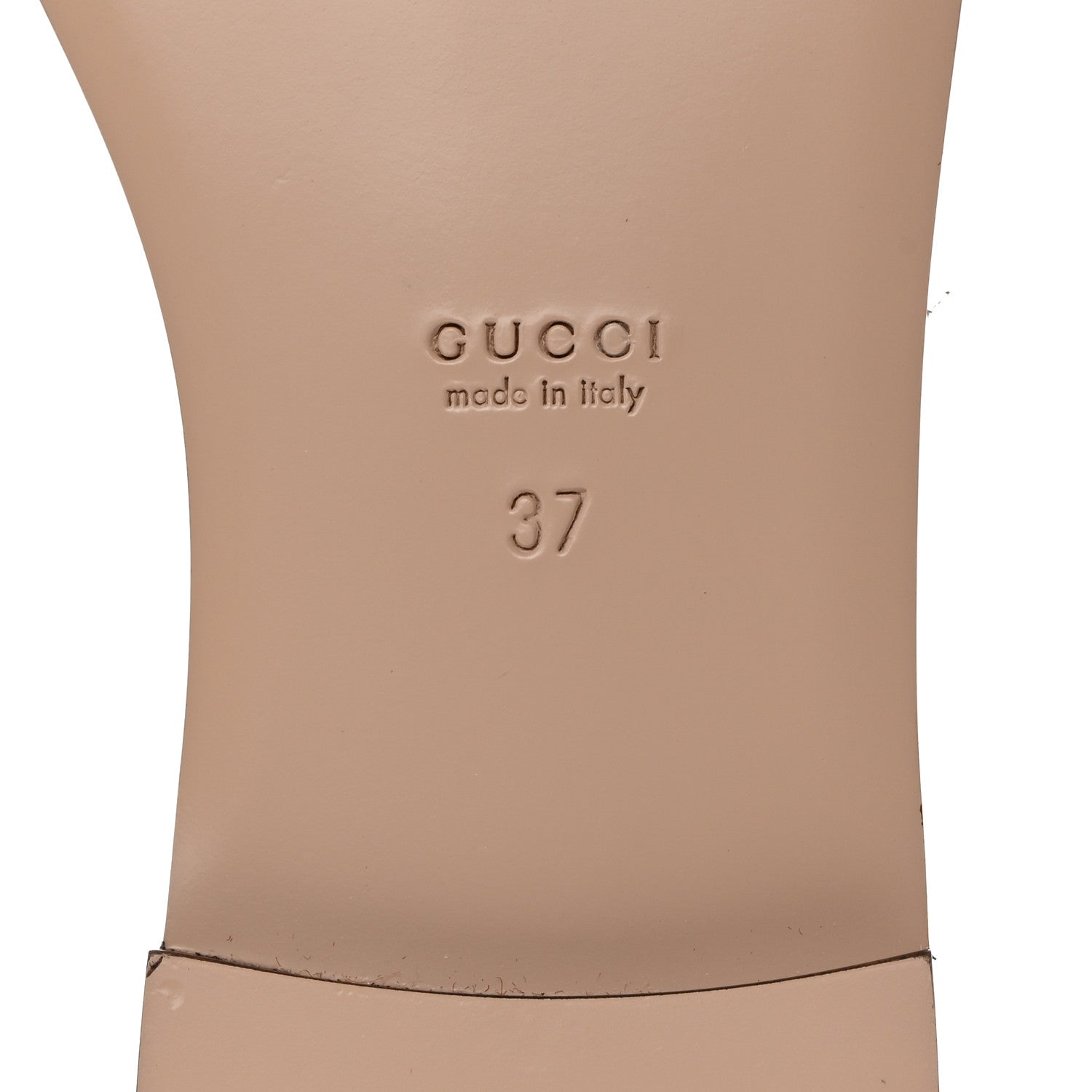 Gucci Calfskin Bamboo Buckle Sandals 37 Beige Multicolor 8 of 9