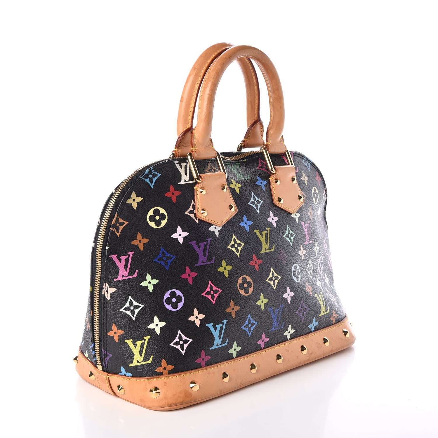 Louis Vuitton Monogram Multicolor Alma Black 3 of 13