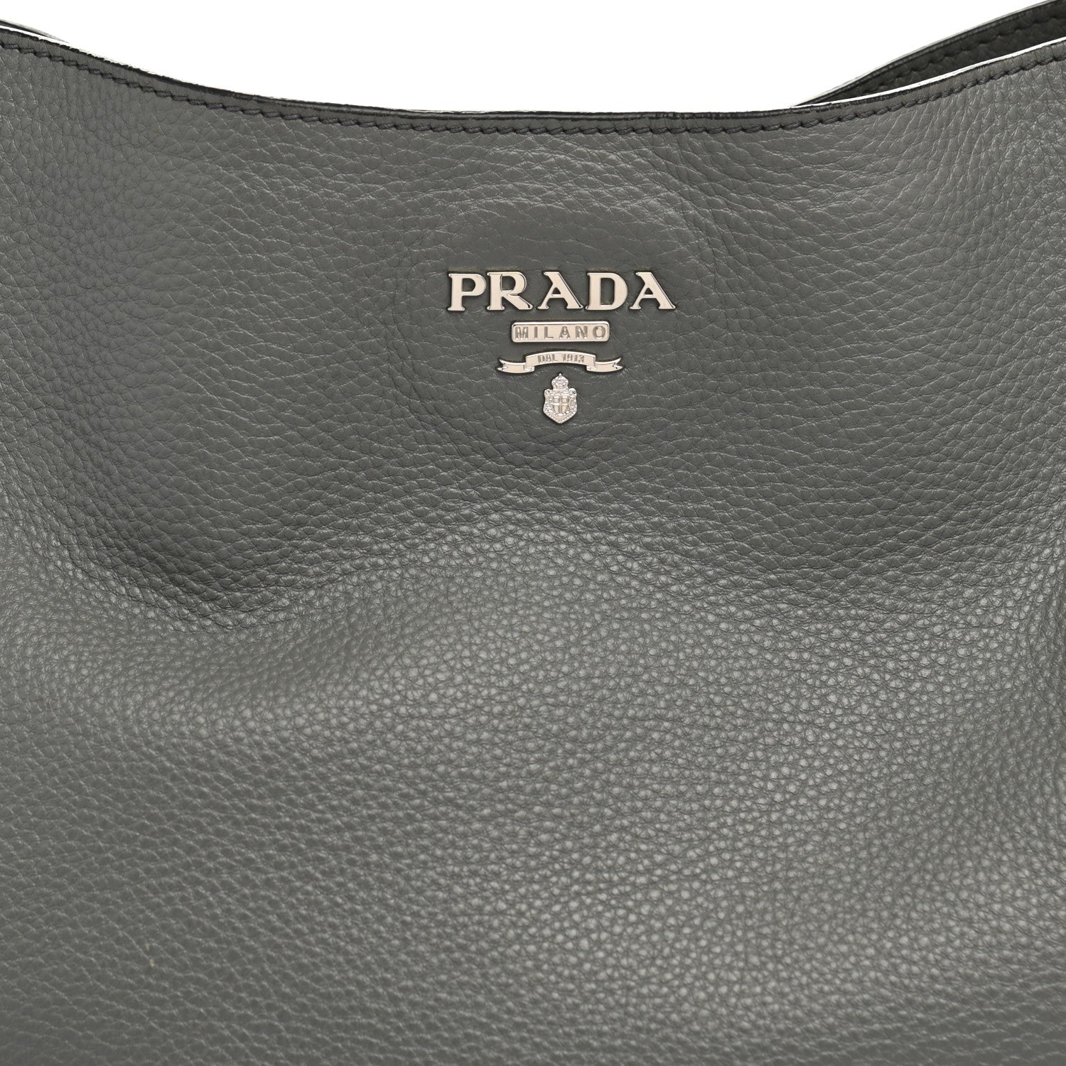 Prada Vitello Daino Hobo Argilla 8 of 12