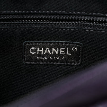 Chanel Iridescent Caviar Quilted Small Chic Flap Dark Purple 5 of 10