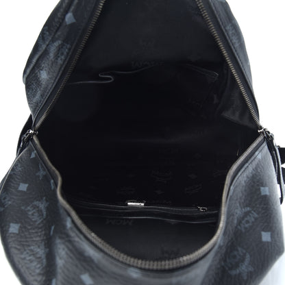 MCM Visetos Medium Sprinkle Stud Stark Backpack Black 4 of 8