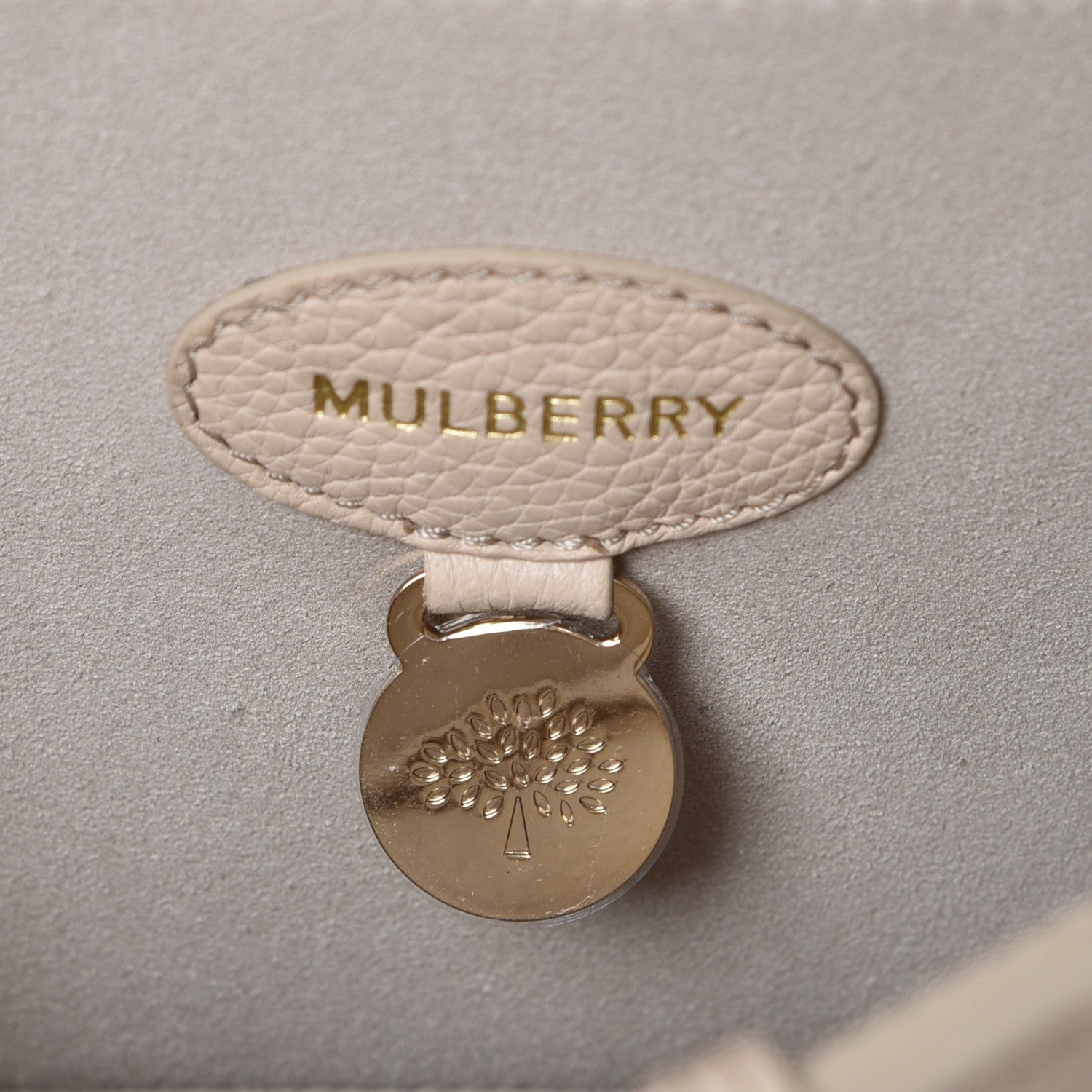 Mulberry Small Classic Grain Bayswater Buttercream 6 of 9