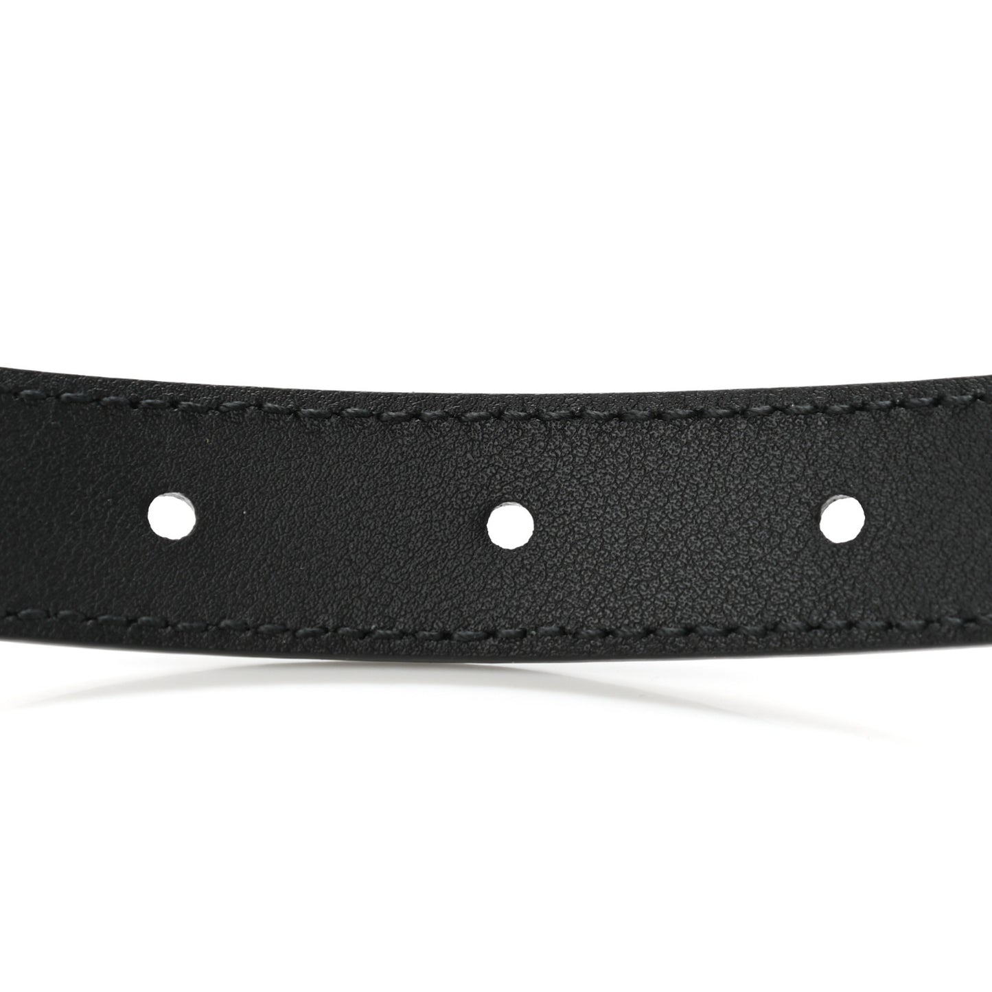 Calfskin Queen Margaret Bee Belt 75 30 Black