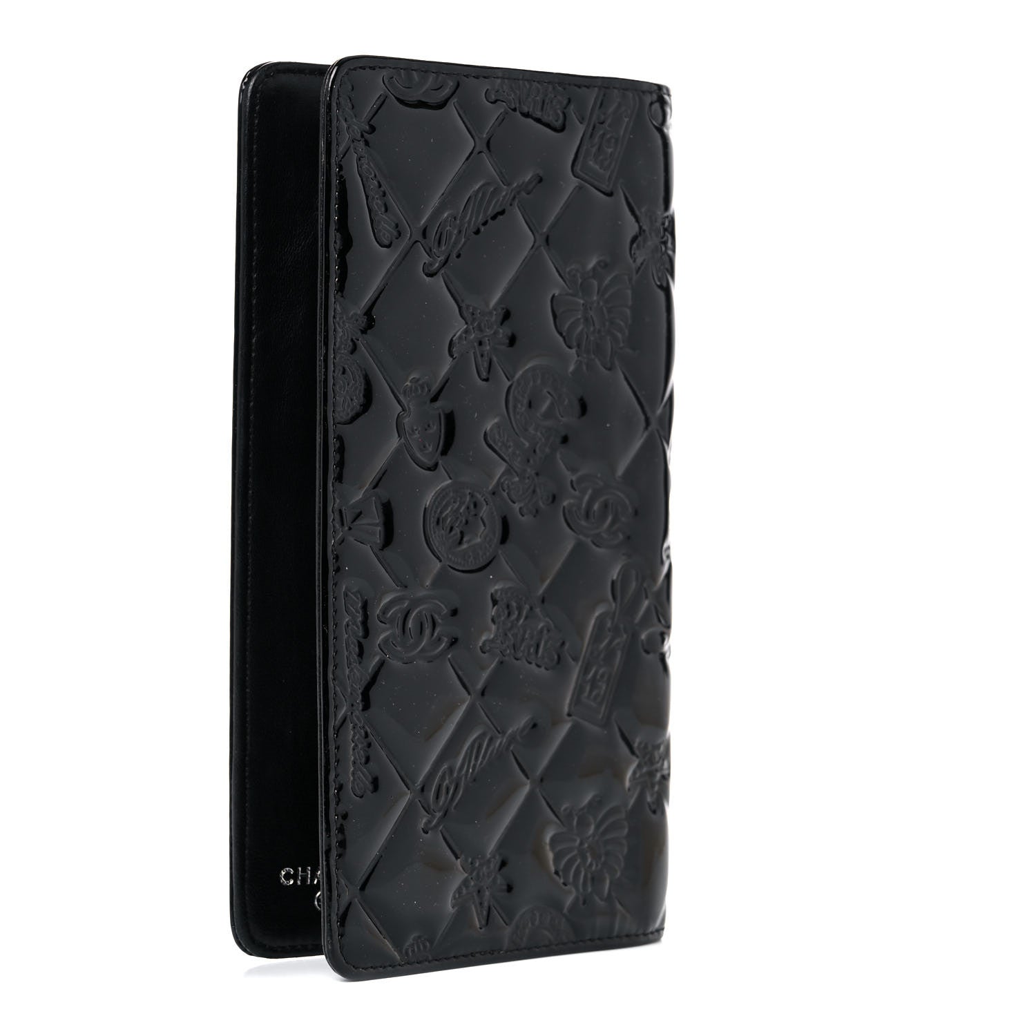 Chanel Patent Calfskin Lucky Symbols Agenda Cover Black 3 of 14