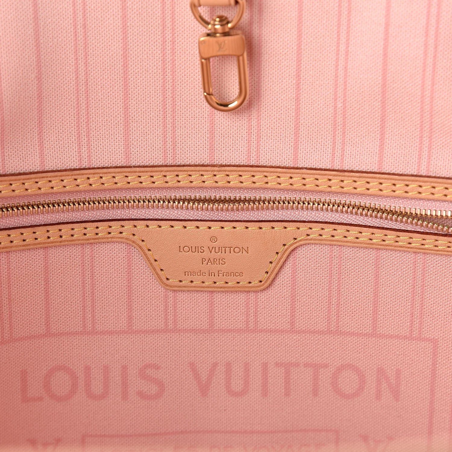 Louis Vuitton Damier Azur Neo Neverfull MM Rose Ballerine 7 of 10