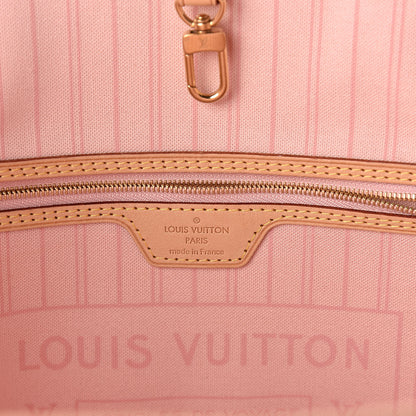Louis Vuitton Damier Azur Neo Neverfull MM Rose Ballerine 7 of 10
