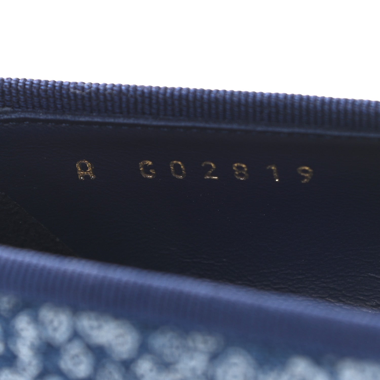 Chanel Denim Camellia Print Ballerina Flats 38 Dark Blue 10 of 11