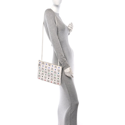 MCM Skyoptic Visetos Crossbody Pouch Spectrum Diamond White 2 of 9