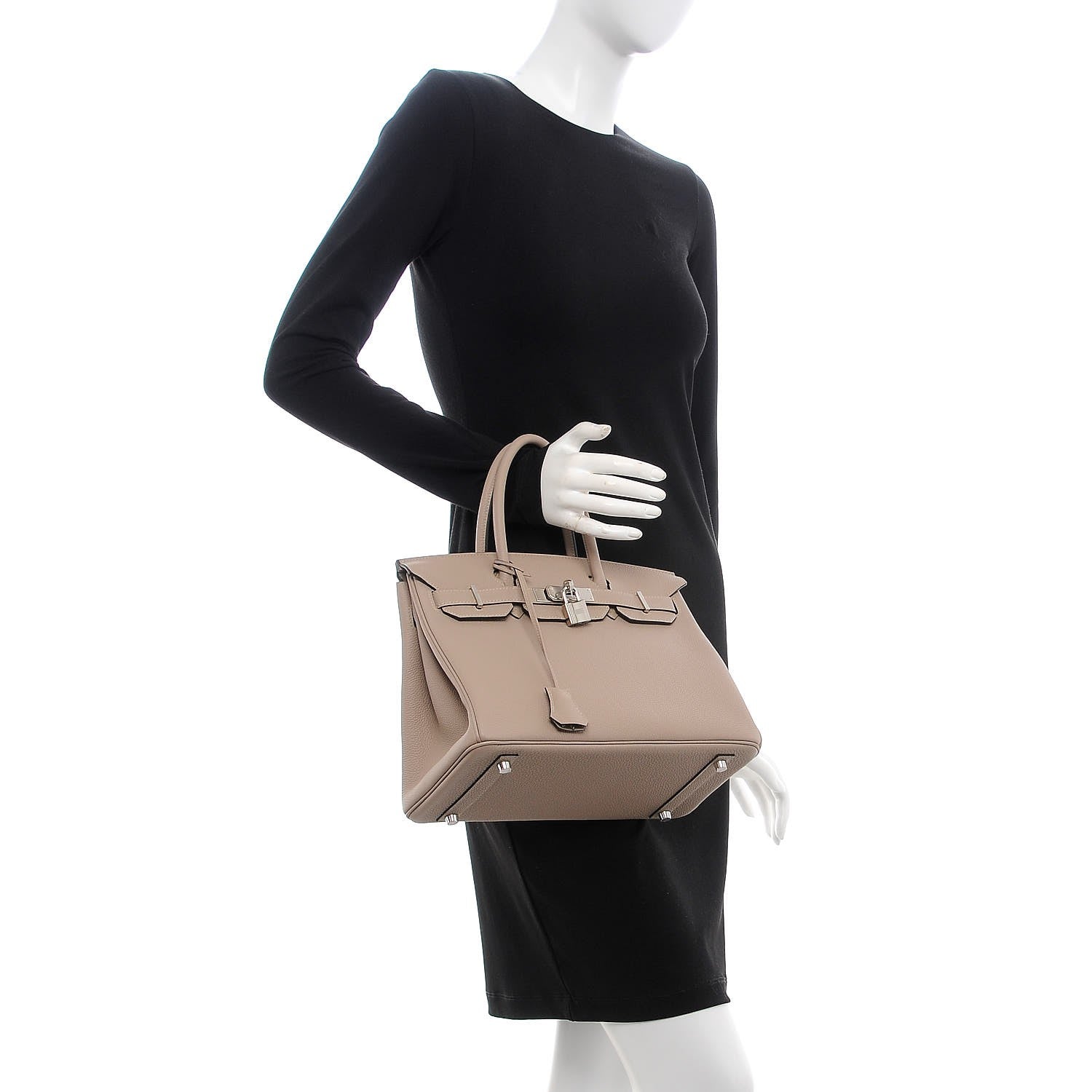 Hermes Togo Birkin 30 Gris Tourterelle 2 of 33